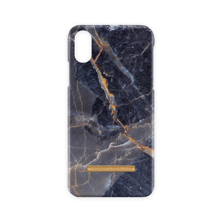 Shine Grey Marble iPhoneX/Xs in de groep SMARTPHONE & TABLETS / Mobielbescherming / Apple / iPhone X/XS / Hoesjes bij TP E-commerce Nordic AB (C12115)