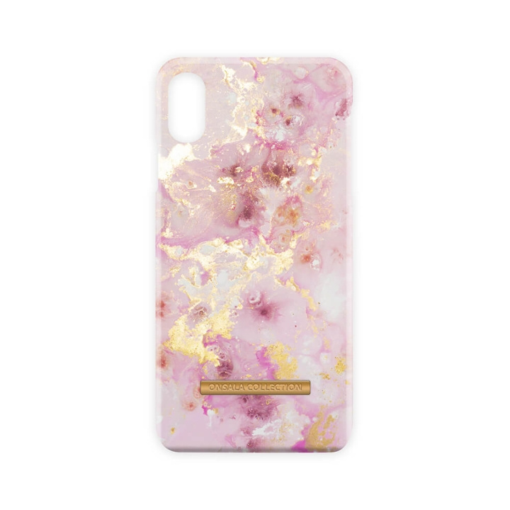 Soft RoseGold Marble iPhoneXs Max in de groep SMARTPHONE & TABLETS / Mobielbescherming / Apple / iPhone XS Max / Hoesjes bij TP E-commerce Nordic AB (C12125)