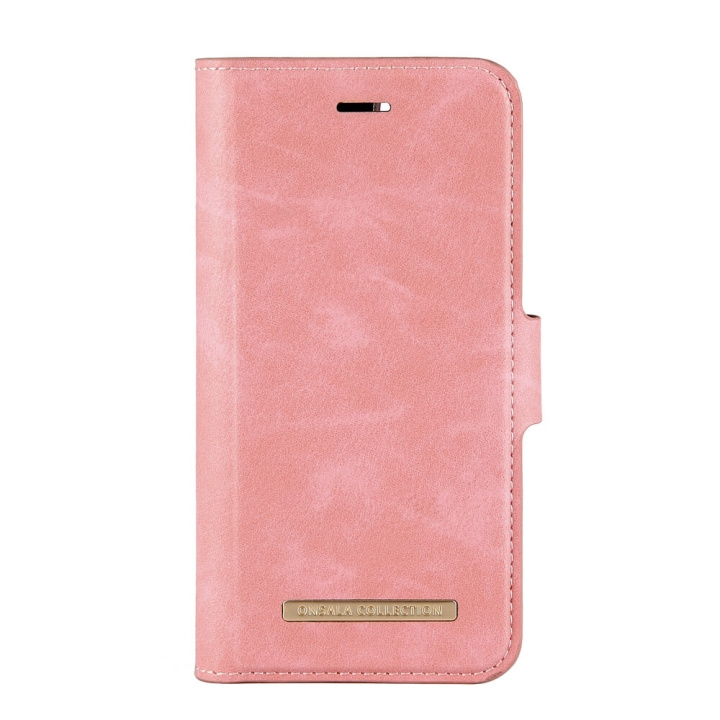 Mobile Wallet Dusty Pink iPhone6/7/8 in de groep SMARTPHONE & TABLETS / Mobielbescherming / Apple / iPhone 8 / Wallet Case bij TP E-commerce Nordic AB (C12141)