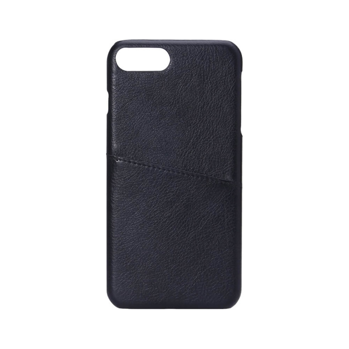 Mobilecover Black iPhone 6/7/8 Plus Creditcard Pocket in de groep SMARTPHONE & TABLETS / Mobielbescherming / Apple / iPhone 8 Plus / Hoesjes bij TP E-commerce Nordic AB (C12162)