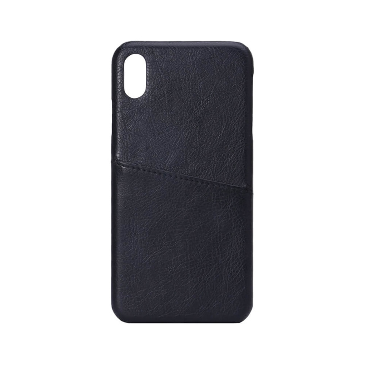 Mobilecover Black iPhone X/XS Max Creditcard Pocket in de groep SMARTPHONE & TABLETS / Mobielbescherming / Apple / iPhone X/XS / Hoesjes bij TP E-commerce Nordic AB (C12166)