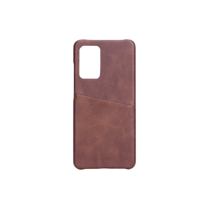 Mobile Cover Brown with Cardpocket Samsung A52 in de groep SMARTPHONE & TABLETS / Mobielbescherming / Samsung bij TP E-commerce Nordic AB (C12173)