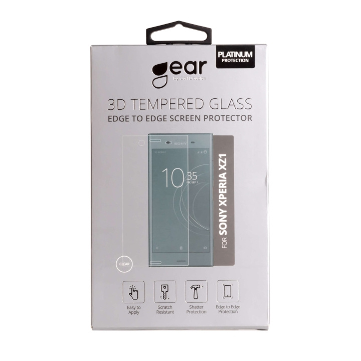 Glass Prot. 3D Sony Xperia XZ1 Edge to Edge Svart in de groep SMARTPHONE & TABLETS / Mobielbescherming / Sony bij TP E-commerce Nordic AB (C12399)