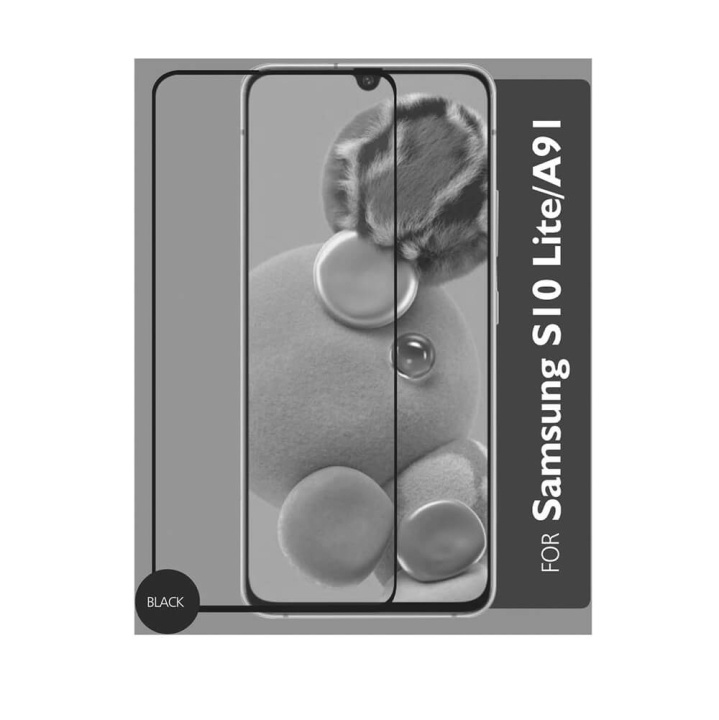 Glass Prot. 3D Full Cover Black Samsung S10 Lite in de groep SMARTPHONE & TABLETS / Mobielbescherming / Samsung bij TP E-commerce Nordic AB (C12437)