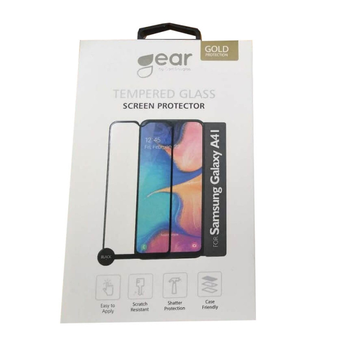 Glas Prot. 2,5D Full Cover Samsung A41 in de groep SMARTPHONE & TABLETS / Mobielbescherming / Samsung bij TP E-commerce Nordic AB (C12438)