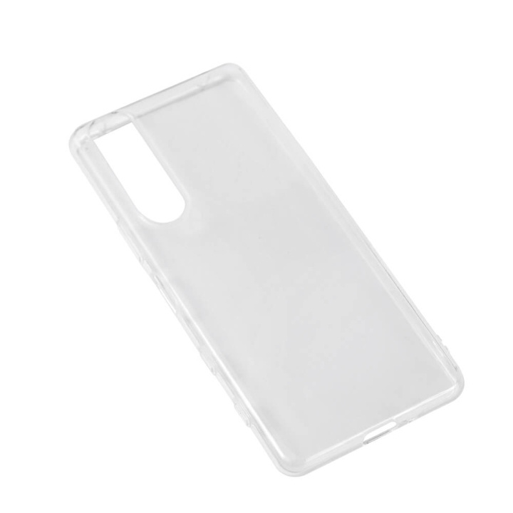 Mobile Cover Xperia 5 III TPU Transparent in de groep SMARTPHONE & TABLETS / Mobielbescherming / Sony bij TP E-commerce Nordic AB (C12570)