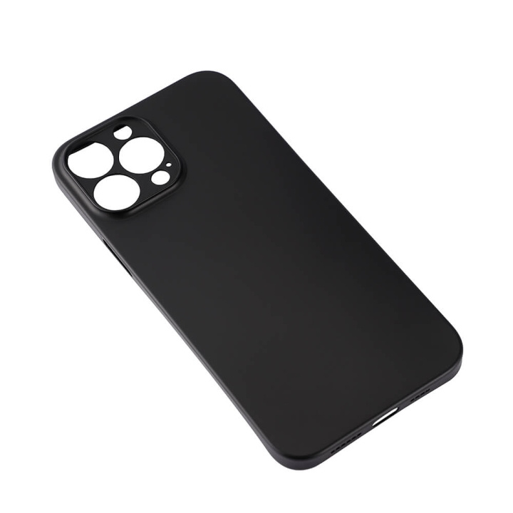Mobile cover Ultraslim SOLID BLACK iPhone 13 Pro Max in de groep SMARTPHONE & TABLETS / Mobielbescherming / Apple / iPhone 13 Pro Max / Hoesjes bij TP E-commerce Nordic AB (C12577)