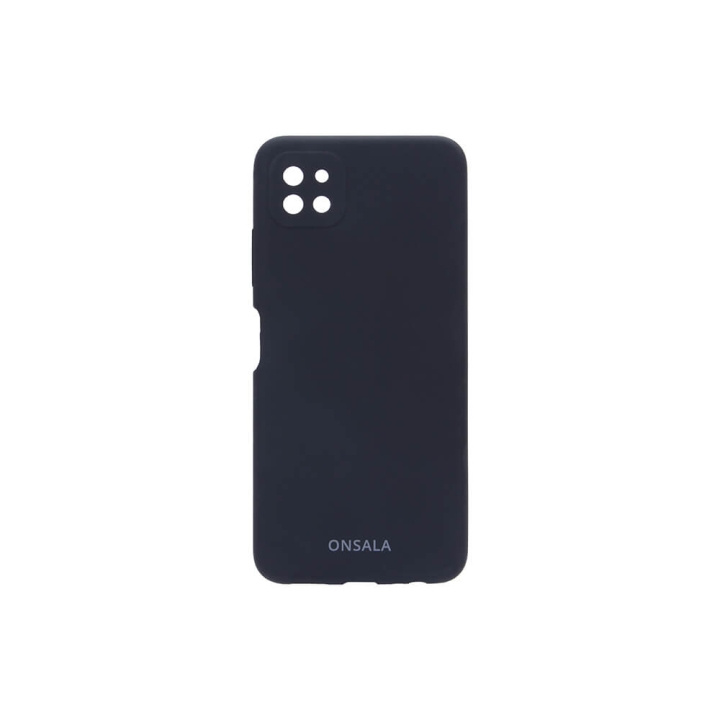 Mobile Cover Silicone Black Samsung A22 5G in de groep SMARTPHONE & TABLETS / Mobielbescherming / Samsung bij TP E-commerce Nordic AB (C12589)