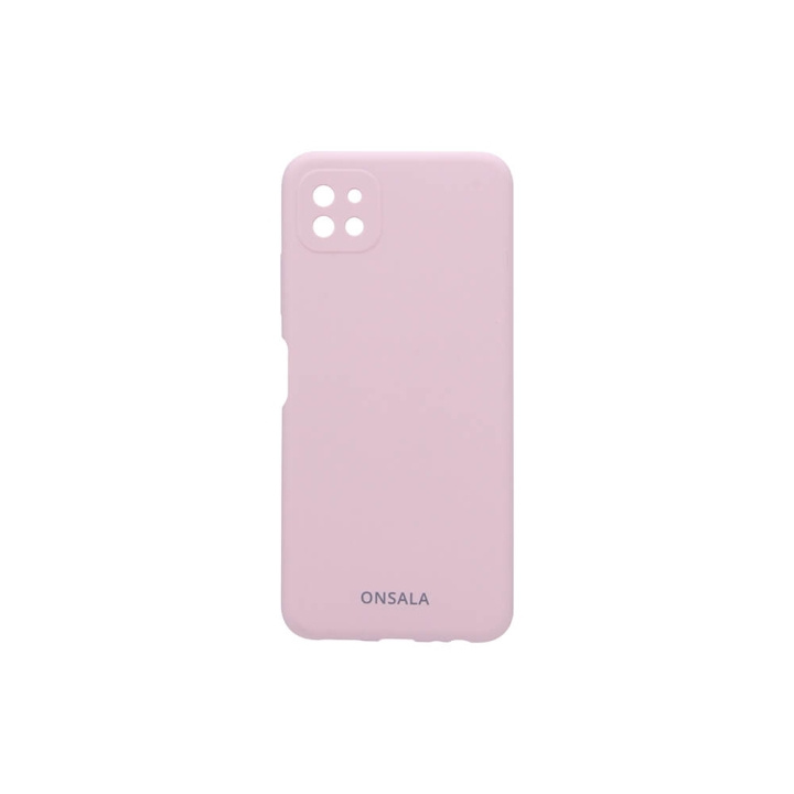Mobile Cover Silicone Sand Pink Samsung A22 5G in de groep SMARTPHONE & TABLETS / Mobielbescherming / Samsung bij TP E-commerce Nordic AB (C12594)