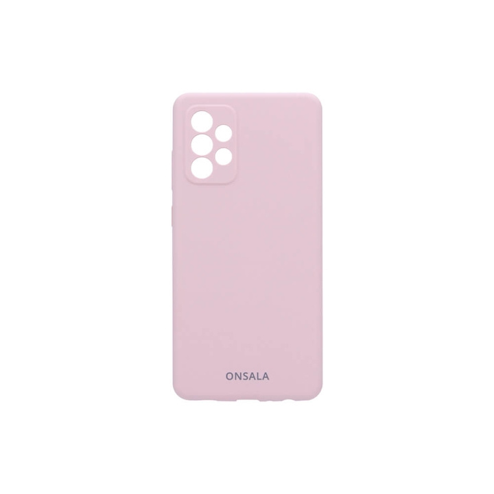 Mobile Cover Silicone Sand Pink Samsung A72 in de groep SMARTPHONE & TABLETS / Mobielbescherming / Samsung bij TP E-commerce Nordic AB (C12596)