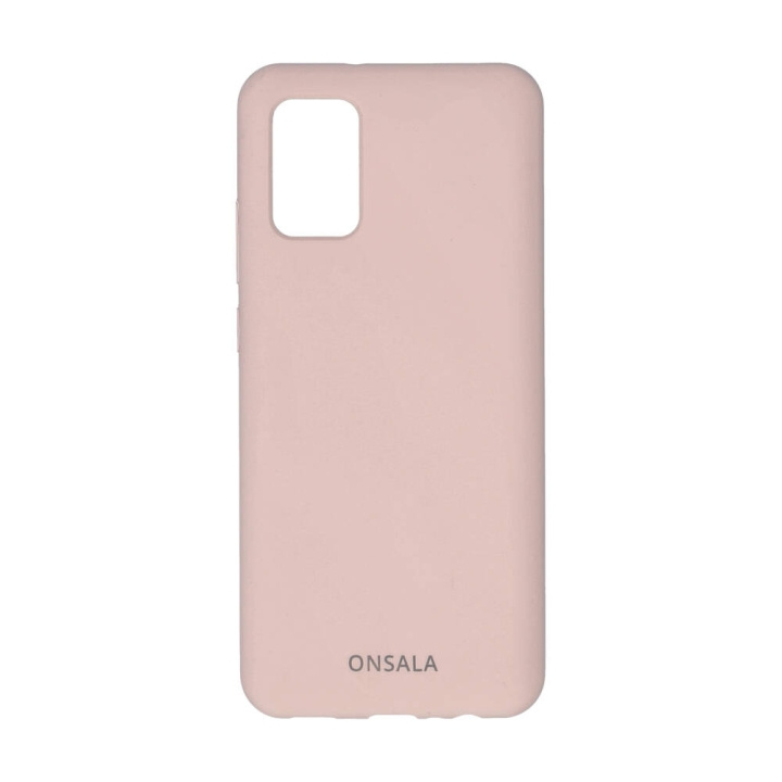 Mobile Cover Silicone Sand Pink Samsung A02s in de groep SMARTPHONE & TABLETS / Mobielbescherming / Samsung bij TP E-commerce Nordic AB (C12597)