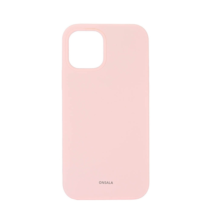 Mobilecover Silicone Chalk Pink iPhone 12 / 12 Pro in de groep SMARTPHONE & TABLETS / Mobielbescherming / Apple / Hobbykleuren / Tanden bleken thuis bij TP E-commerce Nordic AB (C12601)