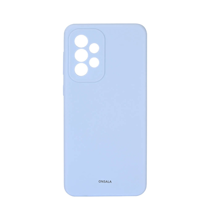 Mobilecover Silicone Light Blue Samsung A03 in de groep SMARTPHONE & TABLETS / Mobielbescherming / Samsung bij TP E-commerce Nordic AB (C12610)