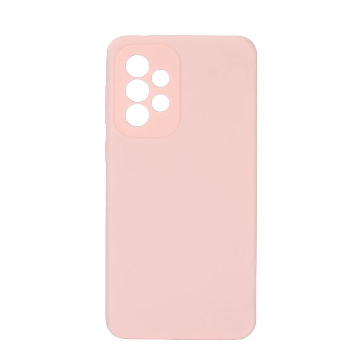 Mobilecover Silicone Chalk Pink Samsung A03 in de groep SMARTPHONE & TABLETS / Mobielbescherming / Samsung bij TP E-commerce Nordic AB (C12611)