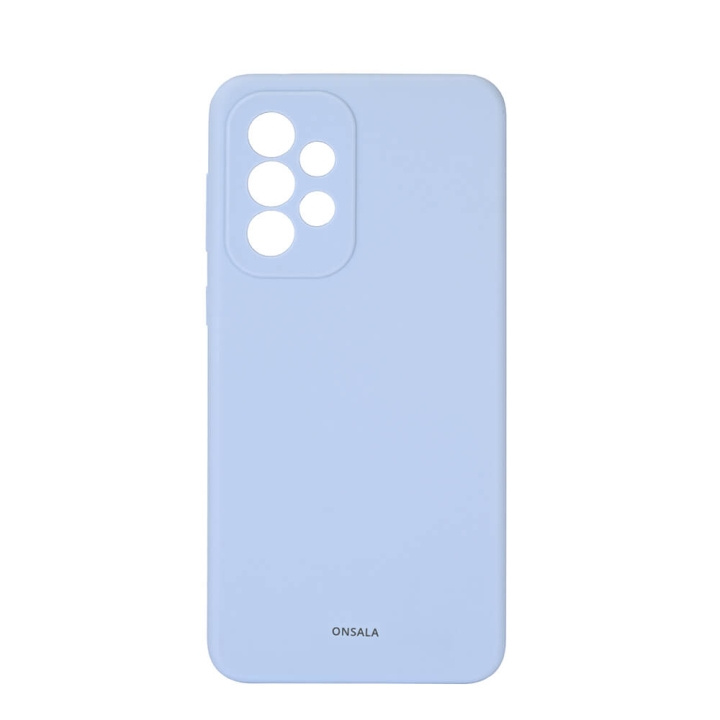 Mobilecover Silicone Light Blue Samsung A33 in de groep SMARTPHONE & TABLETS / Mobielbescherming / Samsung bij TP E-commerce Nordic AB (C12612)