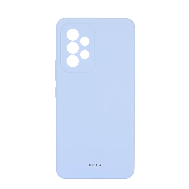 Mobilecover Silicone Light Blue Samsung A53 in de groep SMARTPHONE & TABLETS / Mobielbescherming / Samsung bij TP E-commerce Nordic AB (C12614)