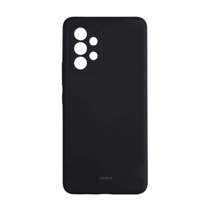 Mobilcover Silicone Samsung A53 Black in de groep SMARTPHONE & TABLETS / Mobielbescherming / Samsung bij TP E-commerce Nordic AB (C12616)