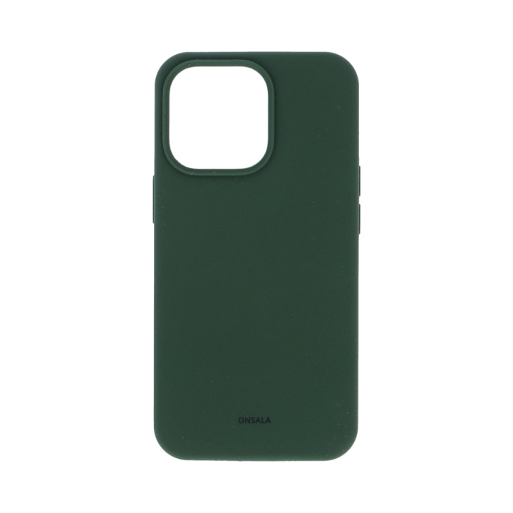 Mobilecover Silicone iPhone 13 Pro Olive Green in de groep SMARTPHONE & TABLETS / Mobielbescherming / Apple / iPhone 13 Pro / Hoesjes bij TP E-commerce Nordic AB (C12620)