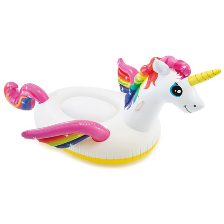  Intex Unicorn Ride-On, 201x140x97cm in de groep SPEELGOED, KINDER- & BABYPRODUCTEN / Buitenspeelgoed / Badspeelgoed bij TP E-commerce Nordic AB (C12764)