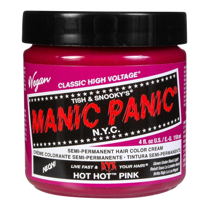 Manic Panic Classic Cream Hot Hot Pink in de groep BEAUTY & HEALTH / Haar & Styling / Haarverzorging / Haarverf / Haarverf & Kleurbommen bij TP E-commerce Nordic AB (C12912)