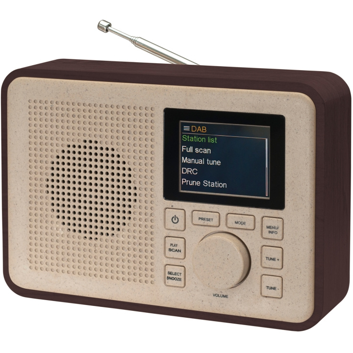 Denver DAB+&FM-Radio Delvis gjord av Bioplast in de groep HOME ELECTRONICS / Audio & Beeld / Thuisbioscoop, Hifi en Draagbaar / Radio & Wekkers / Draadloze audiozender bij TP E-commerce Nordic AB (C12979)