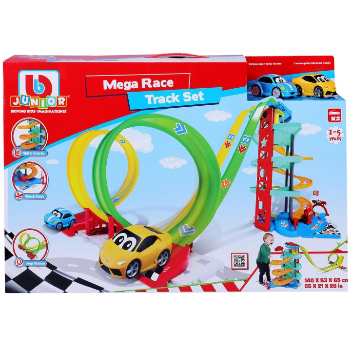 BB Junior Mega Race Track Set in de groep SPEELGOED, KINDER- & BABYPRODUCTEN / Speelgoed / Autobanen bij TP E-commerce Nordic AB (C13051)