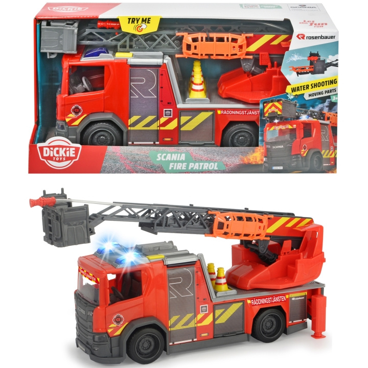 Dickie Scania Fire Patrol in de groep SPEELGOED, KINDER- & BABYPRODUCTEN / Speelgoed / Speelgoedauto\'s bij TP E-commerce Nordic AB (C13063)
