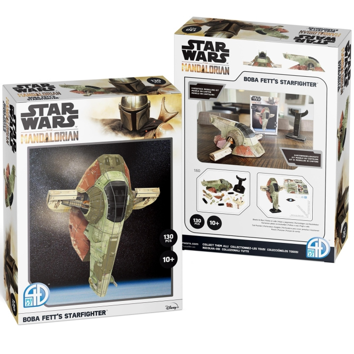 Star Wars Boba Fett\'s Starfighter 3D Pussel 130 pcs in de groep SPORT, VRIJE TIJD & HOBBY / Hobby / Puzzel bij TP E-commerce Nordic AB (C13110)