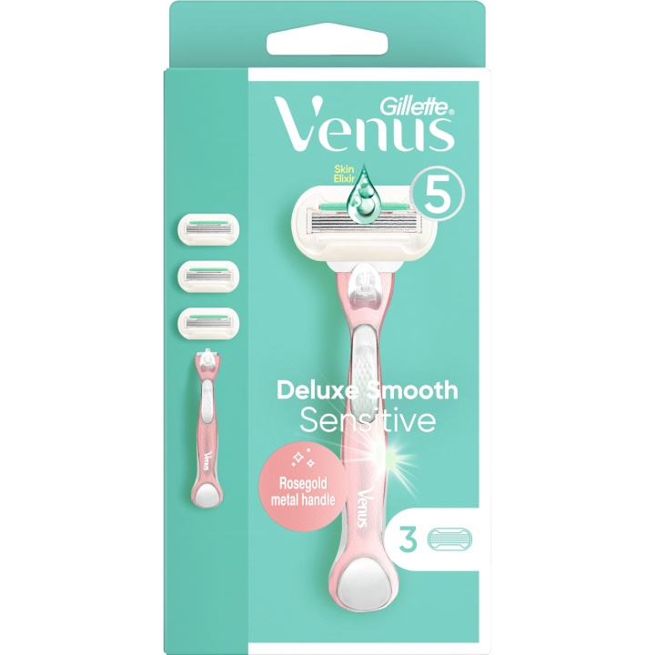 Gillette Venus Rakhyvel Deluxe Smooth Sensiti in de groep BEAUTY & HEALTH / Haar & Styling / Scheren & Trimmen / Scheermessen & Accessoires bij TP E-commerce Nordic AB (C13127)