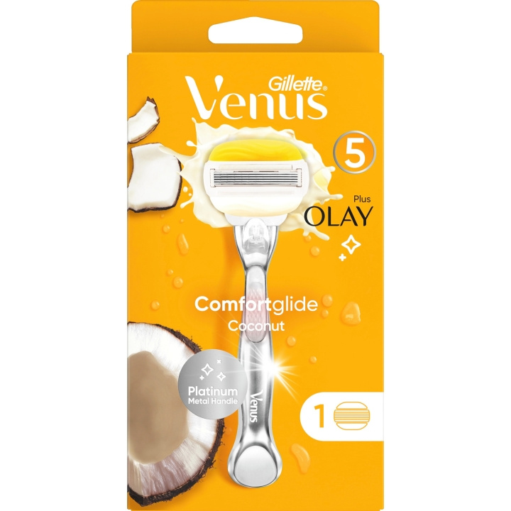 Gillette Venus Rakhyvel Comfortglide Coconut 1st rakblad in de groep BEAUTY & HEALTH / Haar & Styling / Scheren & Trimmen / Scheermessen & Accessoires bij TP E-commerce Nordic AB (C13139)