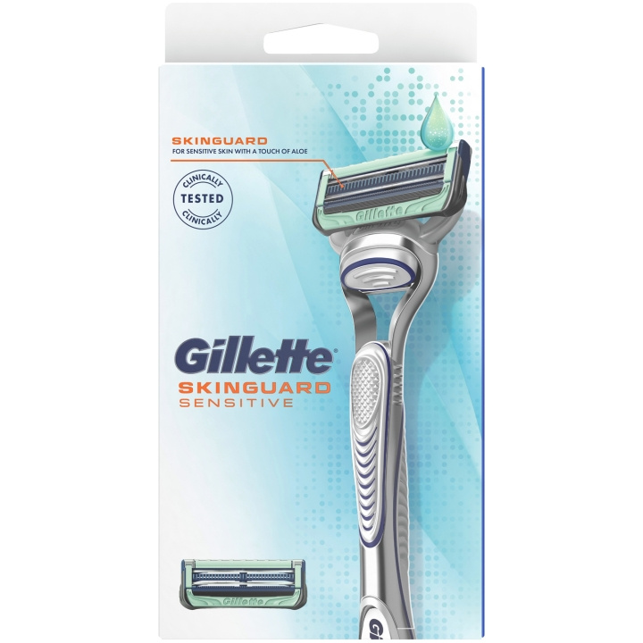 Gillette Rakhyvel Skinguard Sensitive 2st rakblad in de groep BEAUTY & HEALTH / Haar & Styling / Scheren & Trimmen / Scheermessen & Accessoires bij TP E-commerce Nordic AB (C13152)