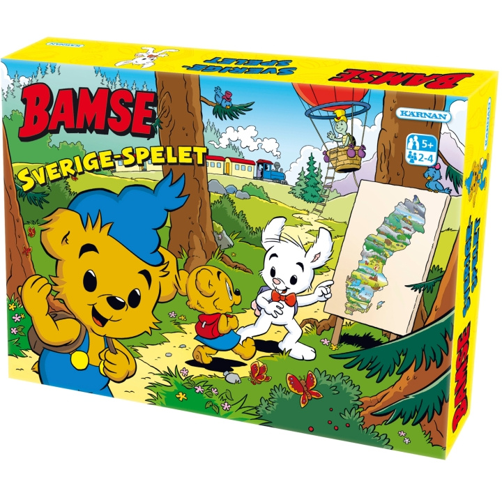 Kärnan Bamse Sverigespelet in de groep SPEELGOED, KINDER- & BABYPRODUCTEN / Speelgoed / Bordspellen / Kinderspellen bij TP E-commerce Nordic AB (C13153)