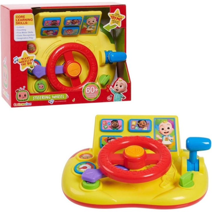 CoComelon Learning Steering Wheel in de groep SPEELGOED, KINDER- & BABYPRODUCTEN / Babyspeelgoed / Activiteitenspeelgoed bij TP E-commerce Nordic AB (C13169)