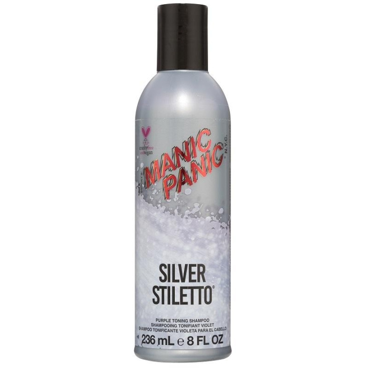 Manic Panic Silver Stiletto Shampoo 236ml in de groep BEAUTY & HEALTH / Haar & Styling / Haarverzorging / Haarverf / Zilvershampoo bij TP E-commerce Nordic AB (C13296)