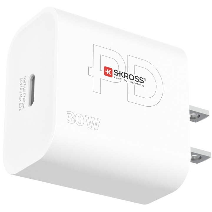 SKROSS Power Charger US/Japan mfl. 1xUSB-C PD 30W in de groep HUISHOUDEN & TUIN / Elektriciteit & Verlichting / Reisadapters bij TP E-commerce Nordic AB (C13650)