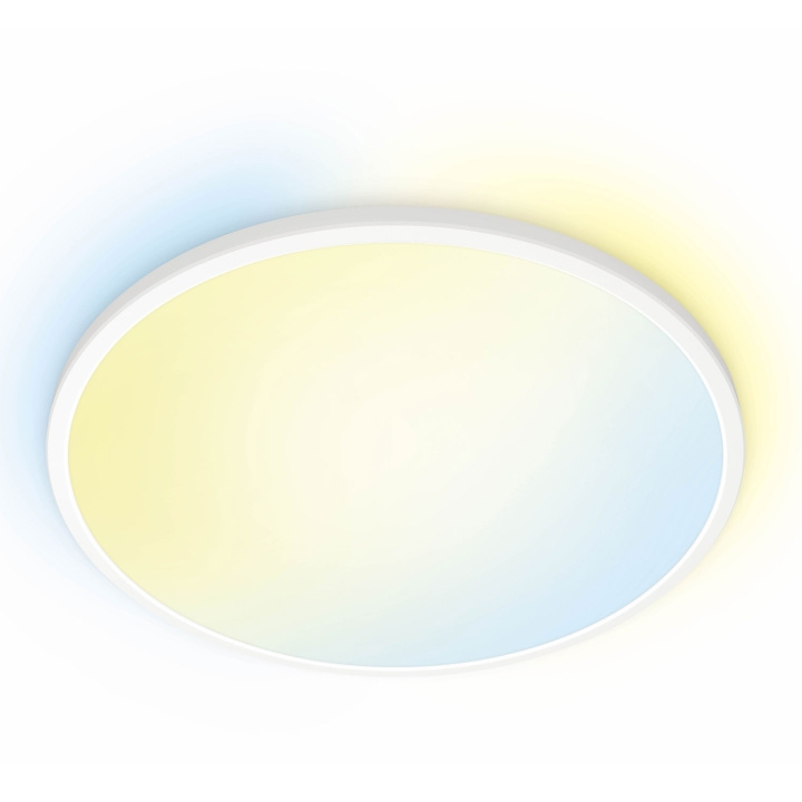 WiZ WiFi SuperSlim Plafond Ø430 22W Varm-kallvit in de groep HUISHOUDEN & TUIN / Smart home / Slimme verlichting bij TP E-commerce Nordic AB (C13674)