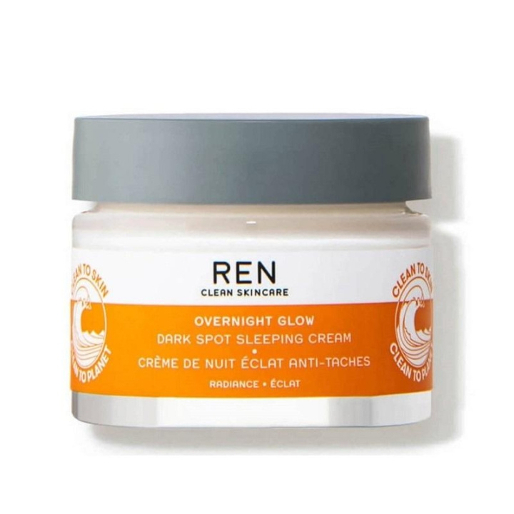 REN Overnight Glow Dark Spot Sleeping Cream 50ml in de groep BEAUTY & HEALTH / Huidsverzorging / Gezicht / Schoonmaak bij TP E-commerce Nordic AB (C13759)