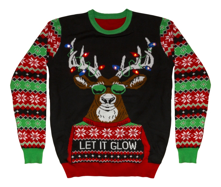 NordicHome Kersttrui met LED-lampjes, Groot in de groep HUISHOUDEN & TUIN / Interieur / Kerstversiering bij TP E-commerce Nordic AB (C13830)