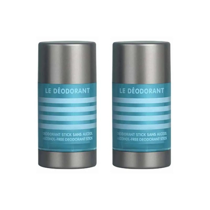2-pack Jean Paul Gaultier Le Male Deostick 75ml in de groep BEAUTY & HEALTH / Geuren & Parfum / Deodorant / Deodorant voor vrouwen bij TP E-commerce Nordic AB (C13879)
