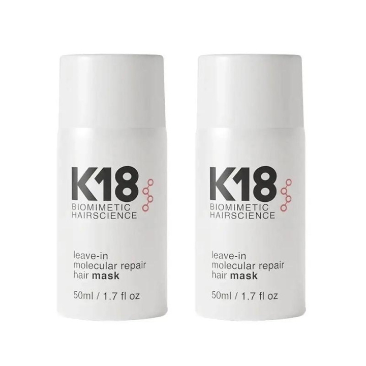 2-pack K18 Leave-In Molecular Repair Hair Mask 50ml in de groep BEAUTY & HEALTH / Haar & Styling / Haarverzorging / Haarmasker bij TP E-commerce Nordic AB (C13887)
