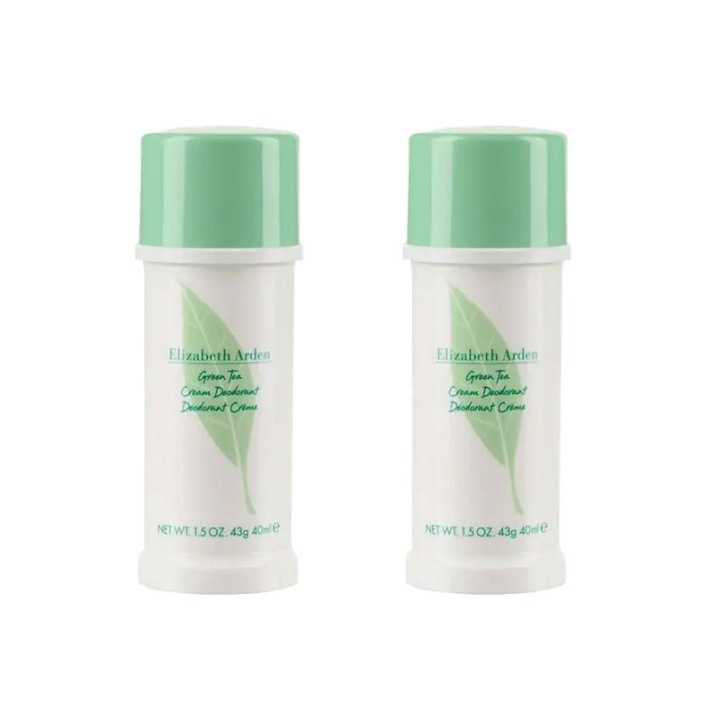 2-pack Elizabeth Arden Green Tea Cream Deodorant 40ml in de groep BEAUTY & HEALTH / Geuren & Parfum / Deodorant / Deodorant voor mannen bij TP E-commerce Nordic AB (C13893)