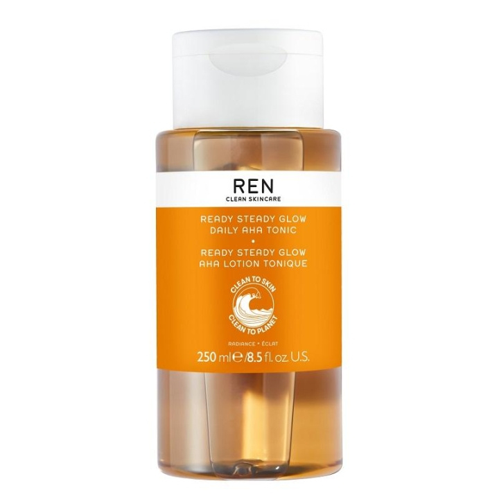 REN Radiance Skincare Ready Steady Glow Daily Aha Tonic 250ml in de groep BEAUTY & HEALTH / Huidsverzorging / Gezicht / Schoonmaak bij TP E-commerce Nordic AB (C13905)