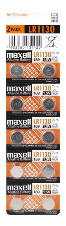 Maxell LR1130 10-pack in de groep HOME ELECTRONICS / Batterijen & Opladers / Batterijen / Knoopcel bij TP E-commerce Nordic AB (C13913)