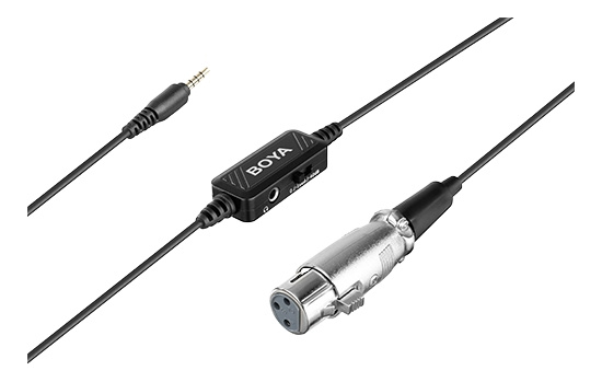 BOYA XLR to TRRS adapter cable in de groep HOME ELECTRONICS / Audio & Beeld / Handmicrofoons bij TP E-commerce Nordic AB (C13928)