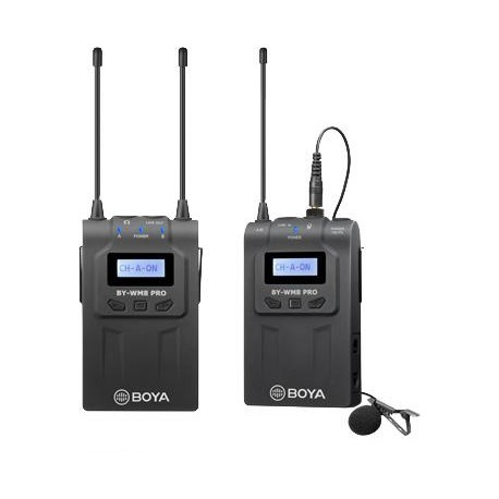 BOYA WM8 PRO-K1 UHF Single-Channel Trådlös mikrofon, 48 kanaler, 6 tim in de groep HOME ELECTRONICS / Audio & Beeld / Handmicrofoons bij TP E-commerce Nordic AB (C13929)