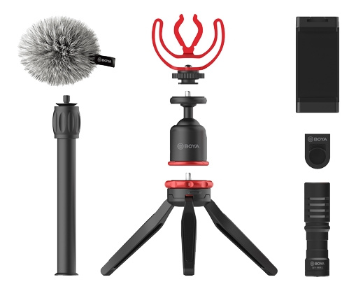 BOYA Vlogging Kit 1 in de groep HOME ELECTRONICS / Audio & Beeld / Handmicrofoons bij TP E-commerce Nordic AB (C13963)