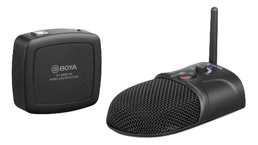 Boya 2.4GHz Wireless Conference Microphone in de groep HOME ELECTRONICS / Audio & Beeld / Handmicrofoons bij TP E-commerce Nordic AB (C13991)