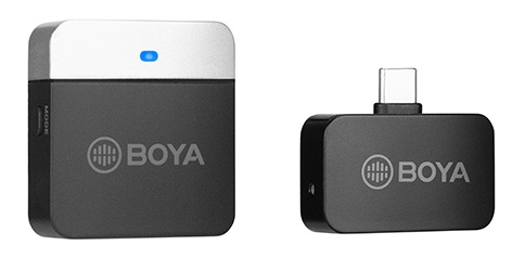 Boya 2.4G Mini Wireless Microphone black in de groep HOME ELECTRONICS / Audio & Beeld / Handmicrofoons bij TP E-commerce Nordic AB (C13999)