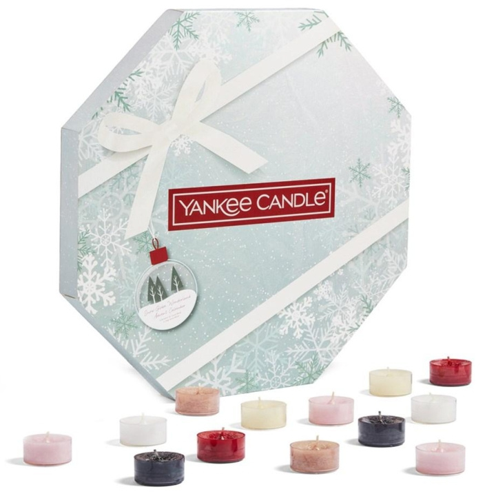 Yankee Candle Adventskalender Advent Wreath Snow Globe Wonderland 2022 in de groep BEAUTY & HEALTH / Geuren & Parfum / Overige geuren / Geurkaarsen bij TP E-commerce Nordic AB (C14031)