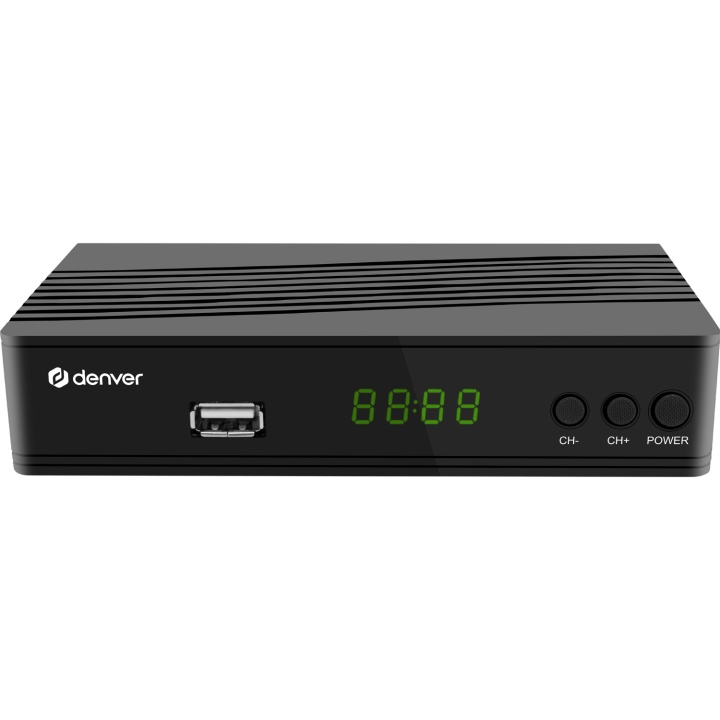 Denver DVB-T2-Box H.265 FTA Boxer USB in de groep HOME ELECTRONICS / Audio & Beeld / TV & Accessoires / Terrestrische/Boxer bij TP E-commerce Nordic AB (C14070)
